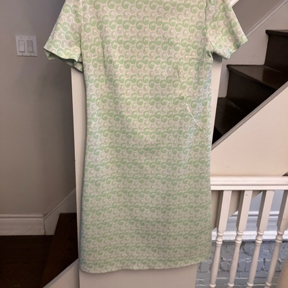 Chic Mint Patterned Mini Dress - Picture 3 of 7